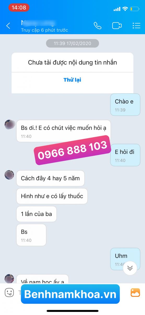 Phản Hồi Chữa Bệnh Lậu - Bn Hà Nội 1